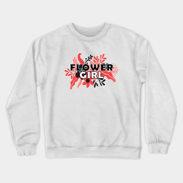 flower girl, sassy girl shirt, girl summer, ladies shirt girls Crewneck Sweatshirt by Hercules t shirt shop